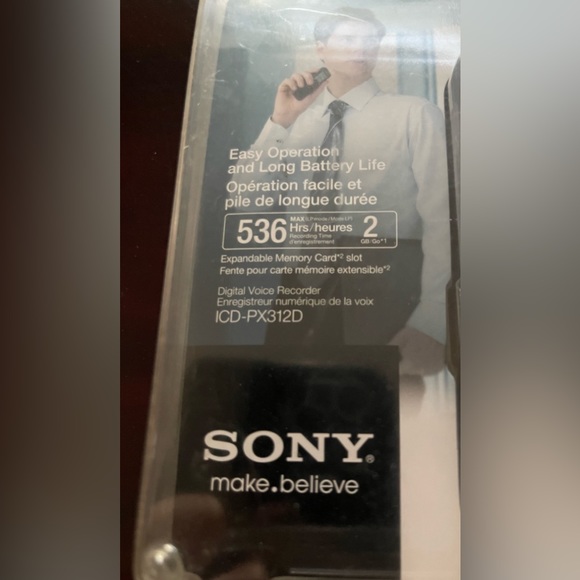 Sony Digital Voice Recorder ICD-PX312D - Picture 2 of 8